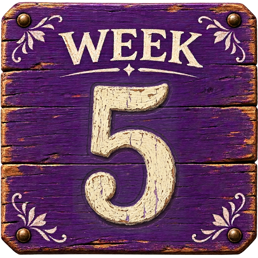 Level D Week Sign