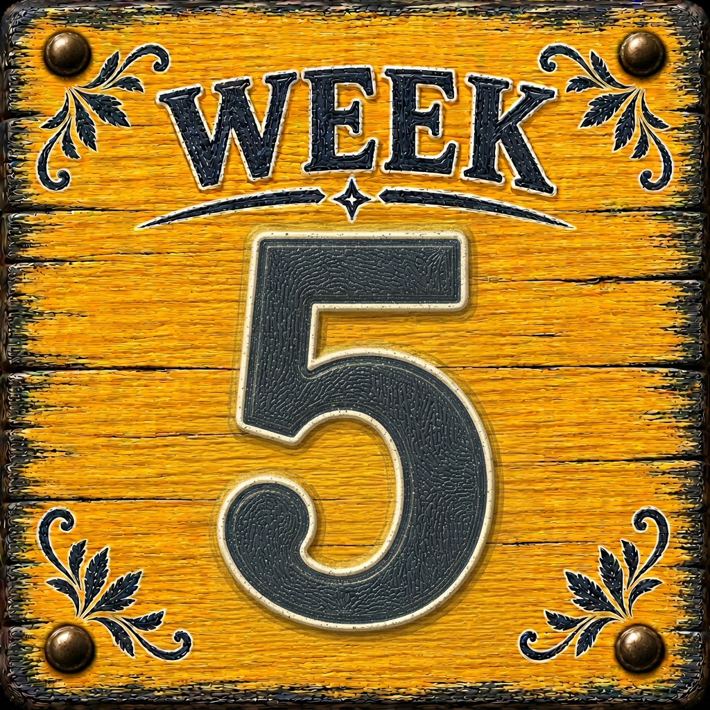 YWA Week Sign